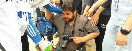 إصابة 3 صحفيين خلال تغطيتهم لمسيرات العودة شرق خانيونس