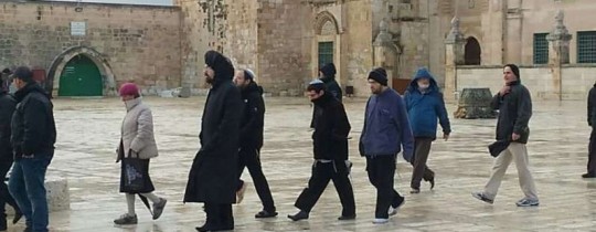 مستوطنين داخل باحات المسجد الأقصى المُبارك