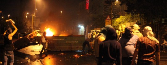 صورة ارشيفية من انتفاضة القدس