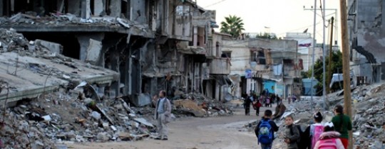 أرشيف: الدمار الذي لحق ببلدة بيت حانون جراء عداون 2014