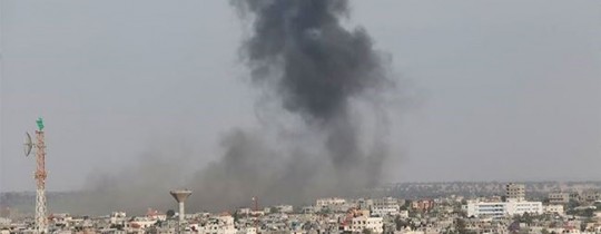  اثنين من المواطنين أصيبا بجراحٍ طفيفة جراء الغارة - أرشيف 