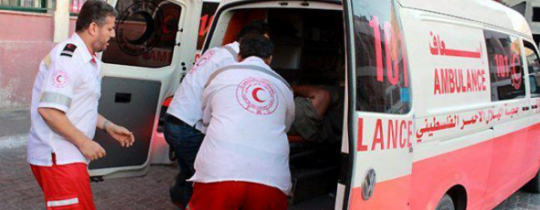 حادث سير وسط قطاع غزة