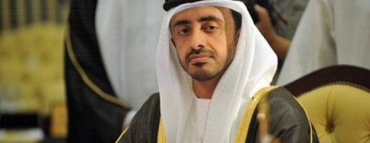 وزير الخارجية الاماراتي الشيخ عبدالله بن زايد آل نهيان