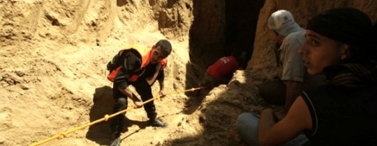 أحد الأنفاق جنوب قطاع غزة - صورة أرشيفية