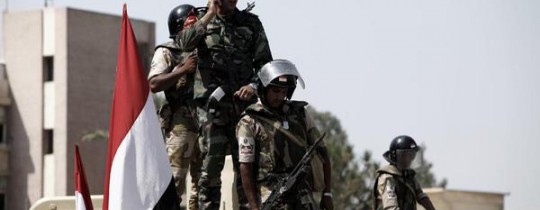 خلال عملية حق الشهيد العسكرية الشاملة في سيناء - أرشيف 