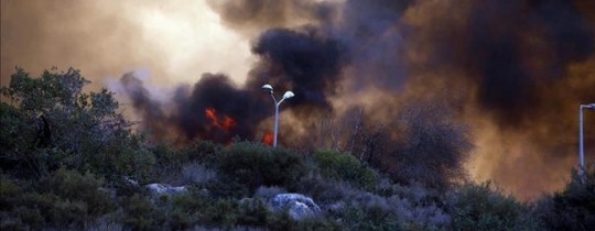 طواقم الدفاع المدني تتعامل مع حرائق في الضفة المحتلة