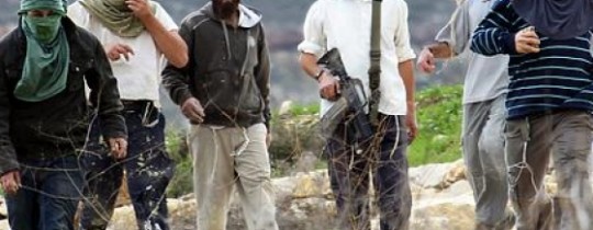 مستوطنين مسلحين