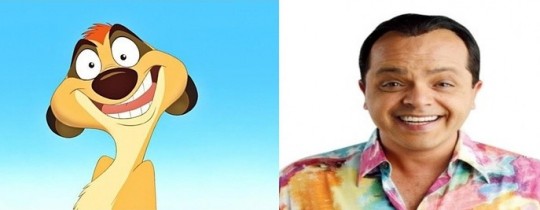 محمد هنيدي أكثر من دبلج الكرتون في مصر، من أشهر أدواره (تيمون)