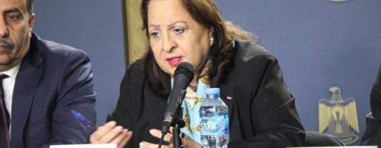 وزيرة الصحة الفلسطينية مي الكيلة