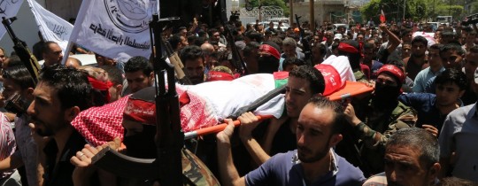 تشييع جثماني الشهيديْن النجار وحمودة - تصوير بوابة الهدف / أحمد بدير 