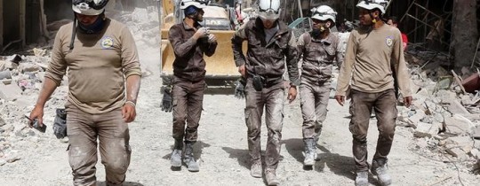 أفراد من منظمة الخوذ البيضاء