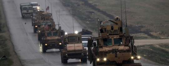 قافلة أمريكية في منبج السورية