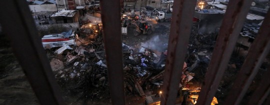 حريق النصيرات