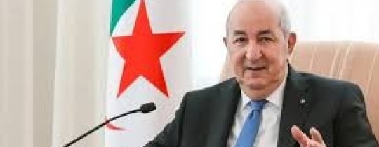 الرئيس الجزائري عبد المجيد تبون