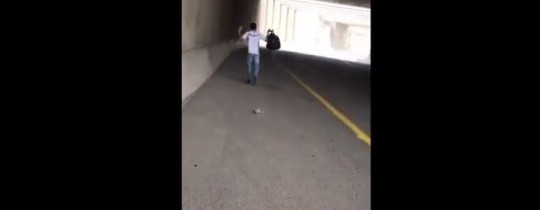 صورة من المقطع المنشور 