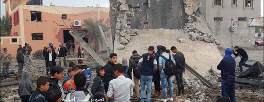 جانب من القصف الصهيوني - خانيونس - وكالات