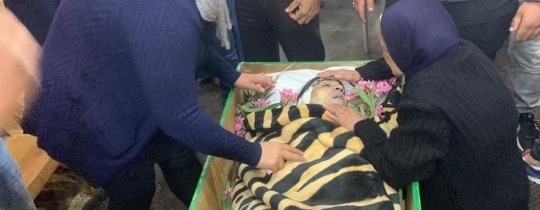 من وداع الشهيد إياد 