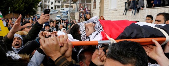 تشييع شهيد فلسطيني 