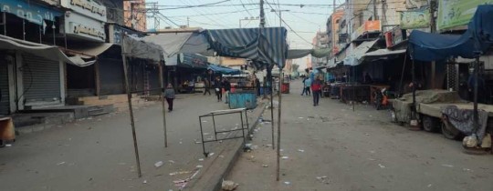 مخيم النصيرات صباح اليوم..