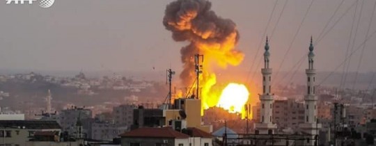 الغارات على غزة - أ ف ب