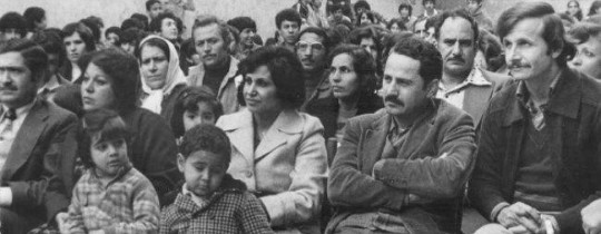 (الرفيق أبو علي مصطفى إلى جانب زوجته المناضلة أم هاني في إحدى المناسبات الوطنية)