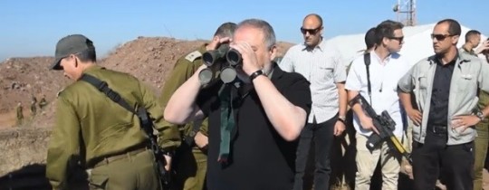 وزير حرب العدو في الجولان المحتل