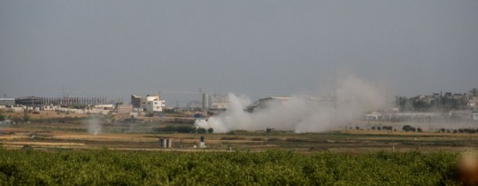 صورة من مكان الاستهداف 