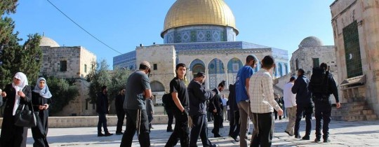 جانب من اقتحامات المستوطنين للمسجد الأقصى (من الأرشيف)