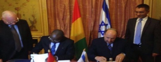 إسرائيل تعلن استئناف علاقاتها الدبلوماسية مع جمهورية غينيا