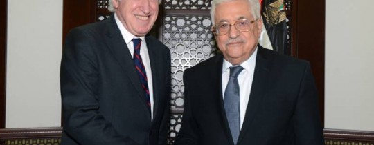 المبعوث الفرنسي والرئيس الفلسطيني