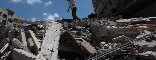 الدمار في غزة بعد العدوان الصهيوني - 2014