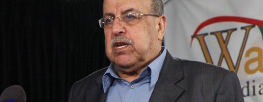 عضو اللجنة التنفيذية لمنظمة التحرير الفلسطينية عبد الرحيم ملوح