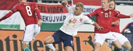 ارشيفية - احد مباريات منتخب المجر لكرة القدم