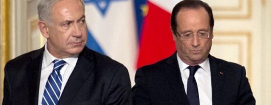 الرئيس الفرنسي ورئيس وزراء الاحتلال - أرشيف