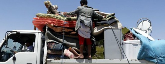  BBC عربي: مواطنون يمنيون ينزحون إلى خارج صنعاء