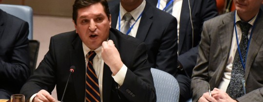 مندوب روسيا لدى مجلس الأمن فلاديمير سافرونكوف