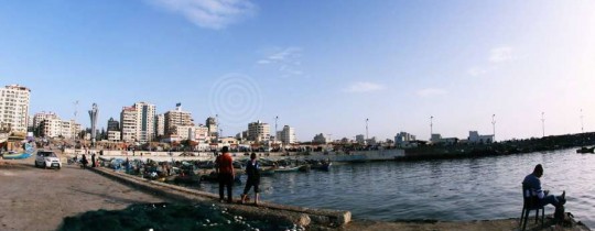 أرشيف: الأجواء الصافية فوق مدينة غزة