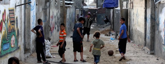 تعبيرية - من مخيم الشاطيء بغزة