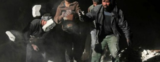 قصف جوي سوري