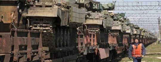 قوات روسية قرب الحدود الاكرانية