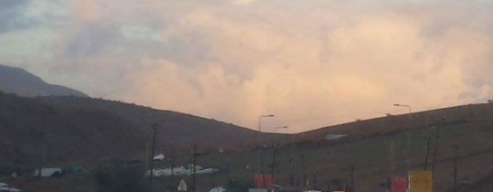 من موقع إطلاق النار على الشابين الفلسطينيين