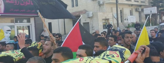 من جنازة الشهيدين واكد