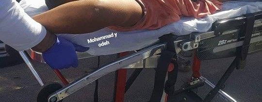 صورة للشاب الجريح في قصرة - الاثنين 4 ديسمبر 2017