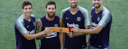 قادة فريق برشلونة