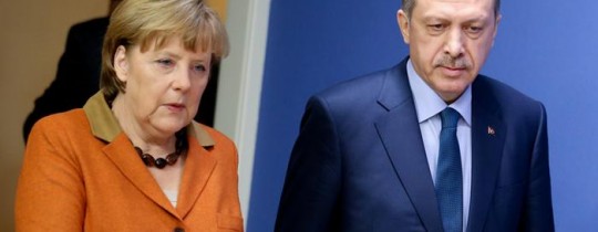 أنغيلا ميركل واردوغان