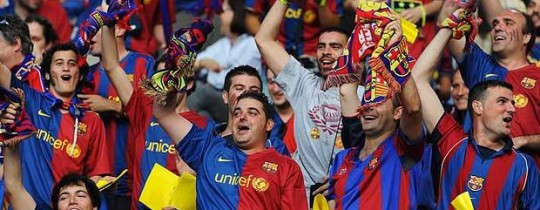 جماهير برشلونة