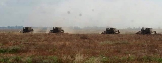 جرافات اسرائيلية