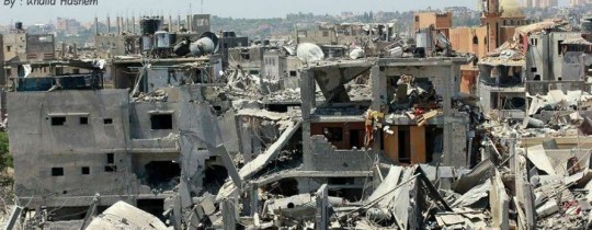 الدمار الذي خلّفه عدوان الاحتلال على غزّة صيف 2014