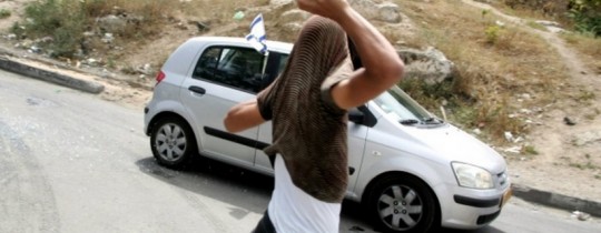 رشق سيارات المستوطنين