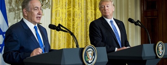 خلال لقاء نتنياهو ترامب أمس بواشنطن